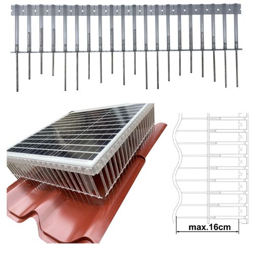 maximum depth from solar panel is 16 centimetres